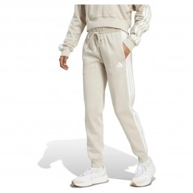 анцуг,дамски,панталони,adidas,essentials,3,stripes,fleece,slim,joggers,beige,(wonder,alumina,white)
