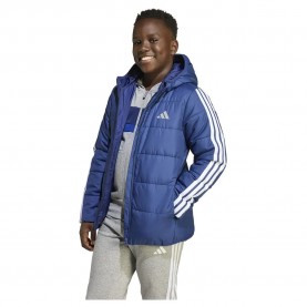 Яке Adidas Essentials 3 Stripes Padded jacket - Blue (Dark Blue / White) яке,мъжки,якета,дамски,якета,и,палта,adidas,essentials,3,stripes,padded,jacket,blue,(dark,blue,white)