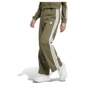анцуг,дамски,панталони,adidas,essentials,3,stripes,open,hem,fleece,joggers,olive,strata,white,(green)