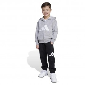 Анцуг Adidas Essentials tracksuit - Grey (Medium Grey Heather / White) анцуг,детски,анцузи,adidas,essentials,tracksuit,grey,(medium,grey,heather,white)