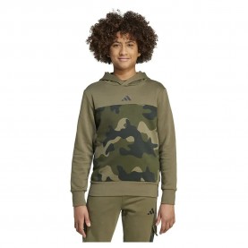 суичър,детски,блузи,adidas,seasonal,essentials,camo,fleece,hoodie,olive,strata,black,(green)