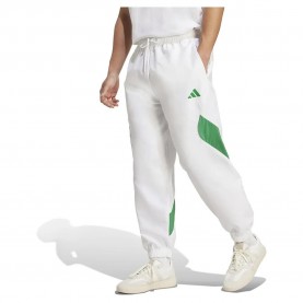 Панталони Adidas Stadium pants - White (White / Green) панталони,мъжки,панталони,adidas,stadium,pants,white,(white,green)