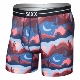 боксерки,мъжко,бельо,saxx,underwear,volt,breathable,mesh,boxers,canyon,daze,red,clay,(multicolor)