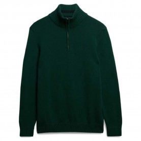 блуза,мъжки,пуловери,superdry,m6110706a,half,zip,sweater,forest,green,(green)
