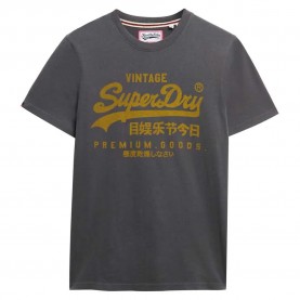 Тениска Superdry Vl Classic short sleeve T-shirt - Grey (Charcoal) тениска,мъжки,тениски,superdry,vl,classic,short,sleeve,t,shirt,grey,(charcoal)