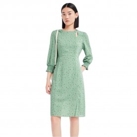 рокля,дамски,поли,и,рокли,lily,chic,cut,out,dress,gray,green,(green)