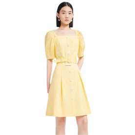 рокля,дамски,поли,и,рокли,lily,chic,solid,colour,dress,light,yellow,(yellow)