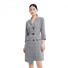 рокля,дамски,поли,и,рокли,lily,plaid,suit,dress,gray,(grey)
