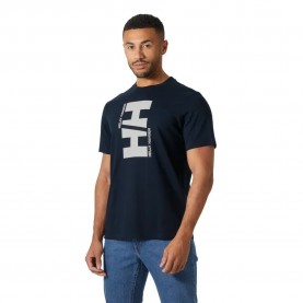 Тениска Helly hansen Core Graphic T 2.0 short sleeve T-shirt - Blue (Navy) тениска,мъжки,тениски,helly,hansen,core,graphic,t,2.0,short,sleeve,t,shirt,blue,(navy)