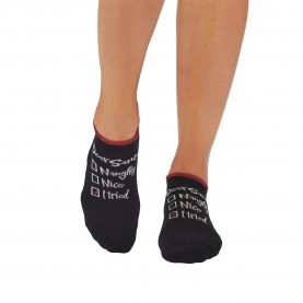 Чорапи Tavi Pilates Grip Savvy socks - Black (Dear Santa) чорапи,мъжки,чорапи,дамски,чорапи,tavi,pilates,grip,savvy,socks,black,(dear,santa)