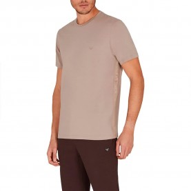 Тениска Emporio armani Basic Elastic short sleeve T-shirt - Beige тениска,мъжки,тениски,emporio,armani,basic,elastic,short,sleeve,t,shirt,beige