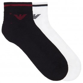 Чорапи Emporio armani EM000538_AF18275 socks - White / Black (White / Black) чорапи,мъжки,чорапи,emporio,armani,em000538,af18275,socks,white,black,(white,black)