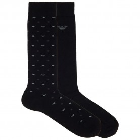 Чорапи Emporio armani EM000545_AF18145 socks - Black (Black / Eagle Grey) чорапи,мъжки,чорапи,emporio,armani,em000545,af18145,socks,black,(black,eagle,grey)