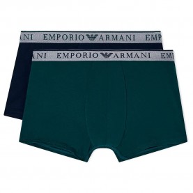 Боксерки Emporio armani Endurance Trunk boxers 2 units - Green / Blue (Navy / Green) боксерки,мъжко,бельо,emporio,armani,endurance,trunk,boxers,2,units,green,blue,(navy,green)