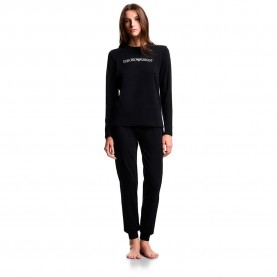 Пижама Emporio armani Everyday cotton pyjama - Black (Black) пижама,дамски,пижами,emporio,armani,everyday,cotton,pyjama,black,(black)