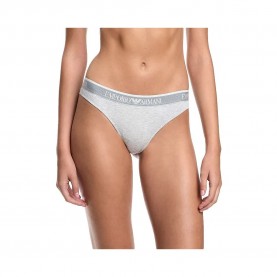 Emporio armani Iconic Logoband Brazilian panties 2 units - Grey - (Grey Melange / Grey Melange) дамско,бельо,дамски,бикини,и,танкини,emporio,armani,iconic,logoband,brazilian,panties,2,units,grey,(grey,melange,grey,melange)