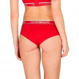 Emporio armani Iconic Logoband Cheeky panties - Red - (Lacquer Red) дамско,бельо,дамски,бикини,и,танкини,emporio,armani,iconic,logoband,cheeky,panties,red,(lacquer,red)