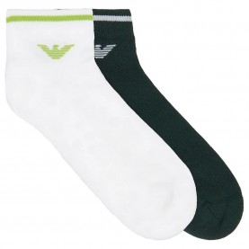 Чорапи Emporio armani Pop Sponge socks - Green / White - (White / Green) чорапи,мъжки,чорапи,emporio,armani,pop,sponge,socks,green,white,(white,green)