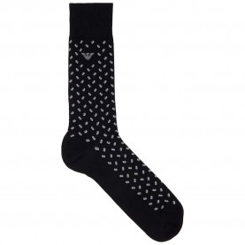 Чорапи Emporio armani Micro Pattern socks - Black (Black / Fantasy) чорапи,мъжки,чорапи,emporio,armani,micro,pattern,socks,black,(black,fantasy)
