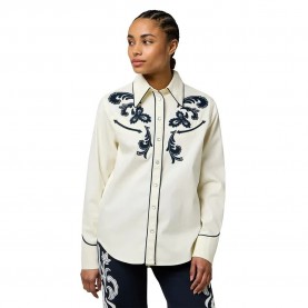риза,с,дълъг,ръкав,дамски,блузи,дамски,ризи,wrangler,applique,regular,fit,long,sleeve,shirt,worn,white,(white)