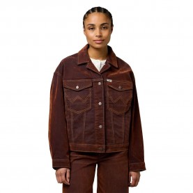 Яке Wrangler Cowboy Relaxed Fit denim jacket - Cinnamon Chill (Brown) яке,дамски,якета,и,палта,wrangler,cowboy,relaxed,fit,denim,jacket,cinnamon,chill,(brown)