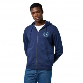 блуза,мъжки,пуловери,wrangler,graphic,regular,fit,full,zip,sweatshirt,navy,(blue)