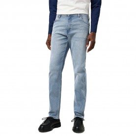 дънки,мъжки,панталони,wrangler,greensboro,regular,fit,jeans,light,grey,(blue)