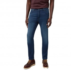 дънки,мъжки,панталони,wrangler,larston,slim,fit,jeans,fog,(blue)