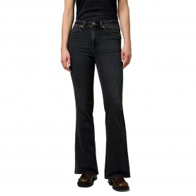 дънки,дамски,панталони,wrangler,montana,flare,fit,jeans,constellation,(black)