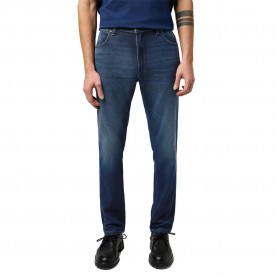 дънки,мъжки,панталони,wrangler,river,regular,tapered,jeans,blue,(fog)