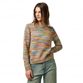 блуза,дамски,пуловери,дамски,плетени,дрехи,wrangler,striped,slim,fit,sweater,multicolor,(rainbow)