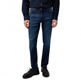 дънки,мъжки,панталони,wrangler,texas,slim,fit,jeans,fog,(blue)