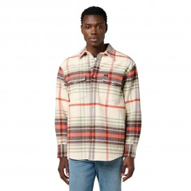 риза,с,дълъг,ръкав,мъжки,ризи,wrangler,western,loose,fit,long,sleeve,shirt,white,(birch)