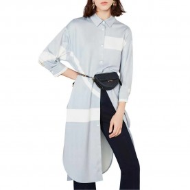 дамски,блузи,дамски,ризи,lily,loose,3,4,sleeve,shirt,indigo,(blue)