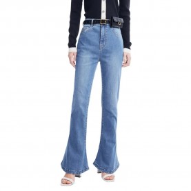дънки,дамски,панталони,lily,retro,skinny,flared,jeans,indigo,(blue)