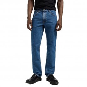 дънки,мъжки,панталони,lee,brooklyn,classic,straight,fit,jeans,belmont,(blue)