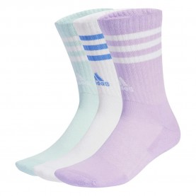 чорапи,мъжки,чорапи,adidas,3,stripes,cushioned,crew,socks,3,units,powder,plum,white,halo,mint,(multicolor)