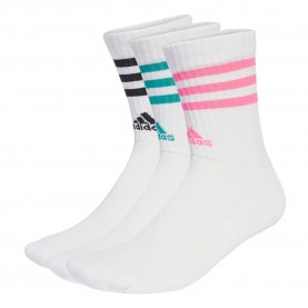 чорапи,мъжки,чорапи,adidas,3,stripes,cushioned,crew,socks,3,units,white,(white,pure,teal,lucid,pink,black)