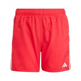 бански,гащета,детски,бански,костюми,adidas,3,stripes,swimming,shorts,red,(pure,ruby,white)