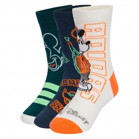 чорапи,детски,чорапи,adidas,disney,mickey,mouse,crew,socks,white,blue,(off,white,aurora,ink,aurora,ivy)
