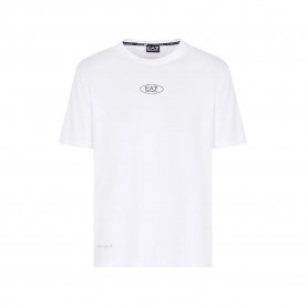 Тениска EA7 EMPORIO ARMANI Blue Sport short sleeve T-shirt - White (White / White) тениска,мъжки,тениски,дамски,тениски,ea7,emporio,armani,blue,sport,short,sleeve,t,shirt,white,(white,white)