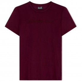 тениска,дамски,тениски,ea7,emporio,armani,train,athletic,velour,short,sleeve,t,shirt,bordeaux,(red)
