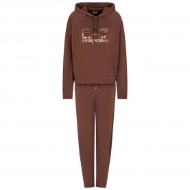 анцуг,дамски,анцузи,ea7,emporio,armani,train,ch,metal,studs,tracksuit,brown,(brown,brown)