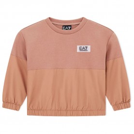 блуза,детски,блузи,ea7,emporio,armani,train,contemporary,sport,sweatshirt,orange,(brownie)