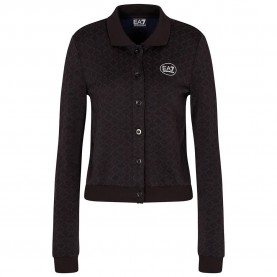 жилетка,дамски,пуловери,дамски,плетени,дрехи,ea7,emporio,armani,train,golf,club,jaquard,cardigan,fancyblack,navy,b,(black)
