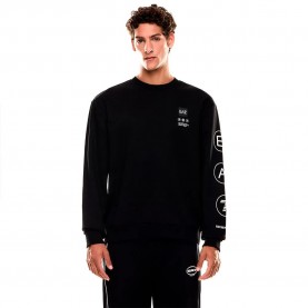 Блуза EA7 EMPORIO ARMANI Train Logo Series Coft Writings sweatshirt - Black (Black) блуза,мъжки,пуловери,ea7,emporio,armani,train,logo,series,coft,writings,sweatshirt,black,(black)