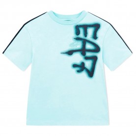 тениска,детски,тениски,ea7,emporio,armani,train,logo,series,graffiti,short,sleeve,t,shirt,blue,(blue)