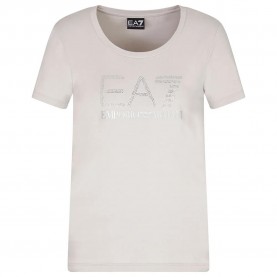тениска,дамски,тениски,ea7,emporio,armani,train,logo,series,rn,fancy,strass,short,sleeve,t,shirt,black,pink,(beige)