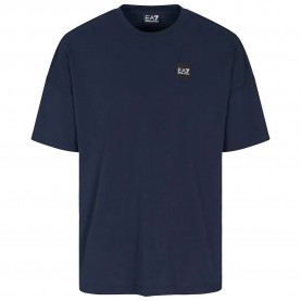 Тениска EA7 EMPORIO ARMANI Train Logo Series Spiral Logo short sleeve T-shirt - Blue (Navy) тениска,мъжки,тениски,ea7,emporio,armani,train,logo,series,spiral,logo,short,sleeve,t,shirt,blue,(navy)