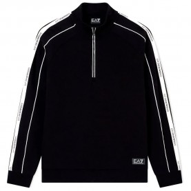 блуза,мъжки,пуловери,ea7,emporio,armani,train,logo,series,tape,br,half,zip,sweatshirt,black,(black)